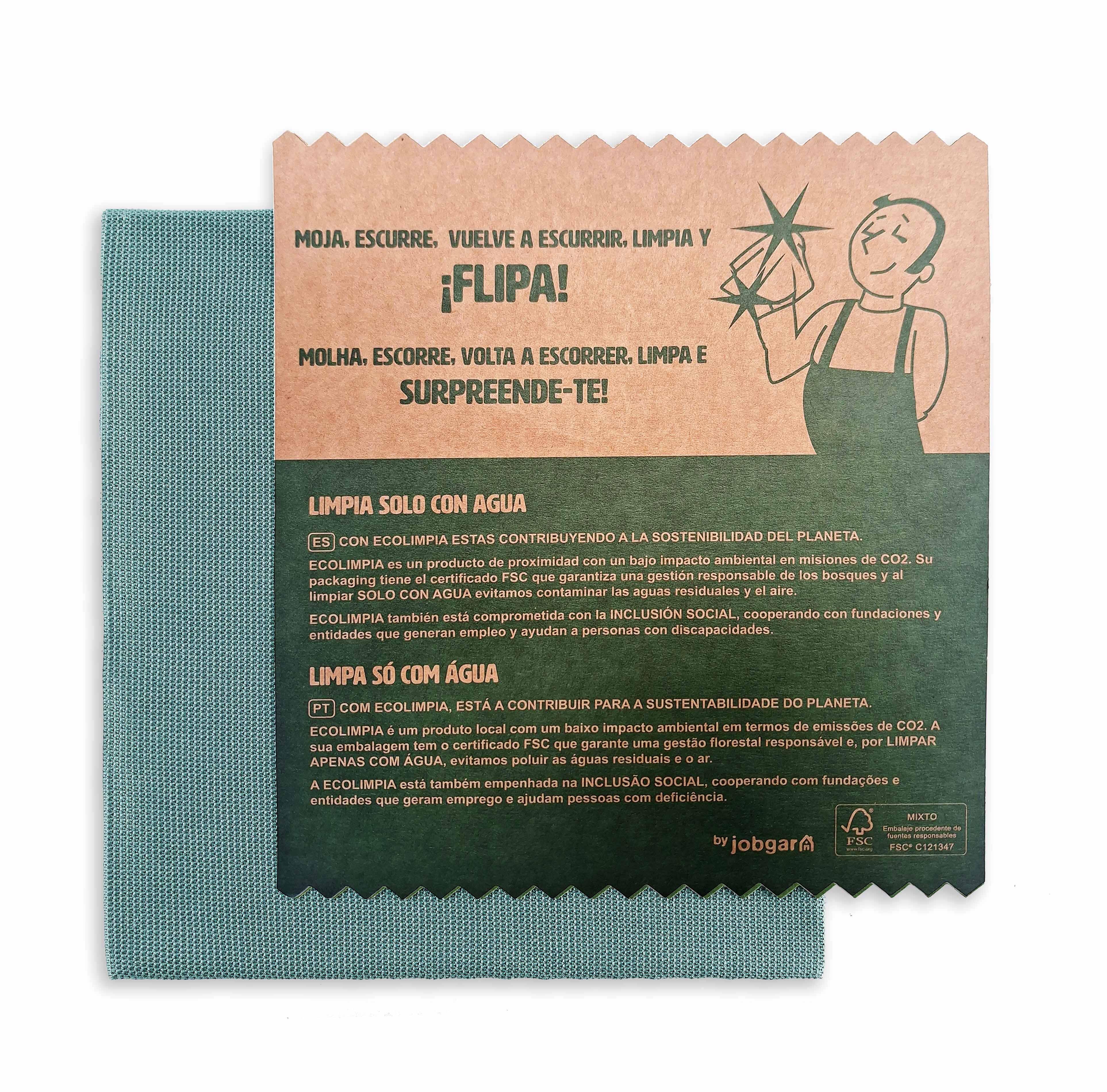 Pano Microfibra Especial para Vidro Ecolimipia 40x50cm - 8