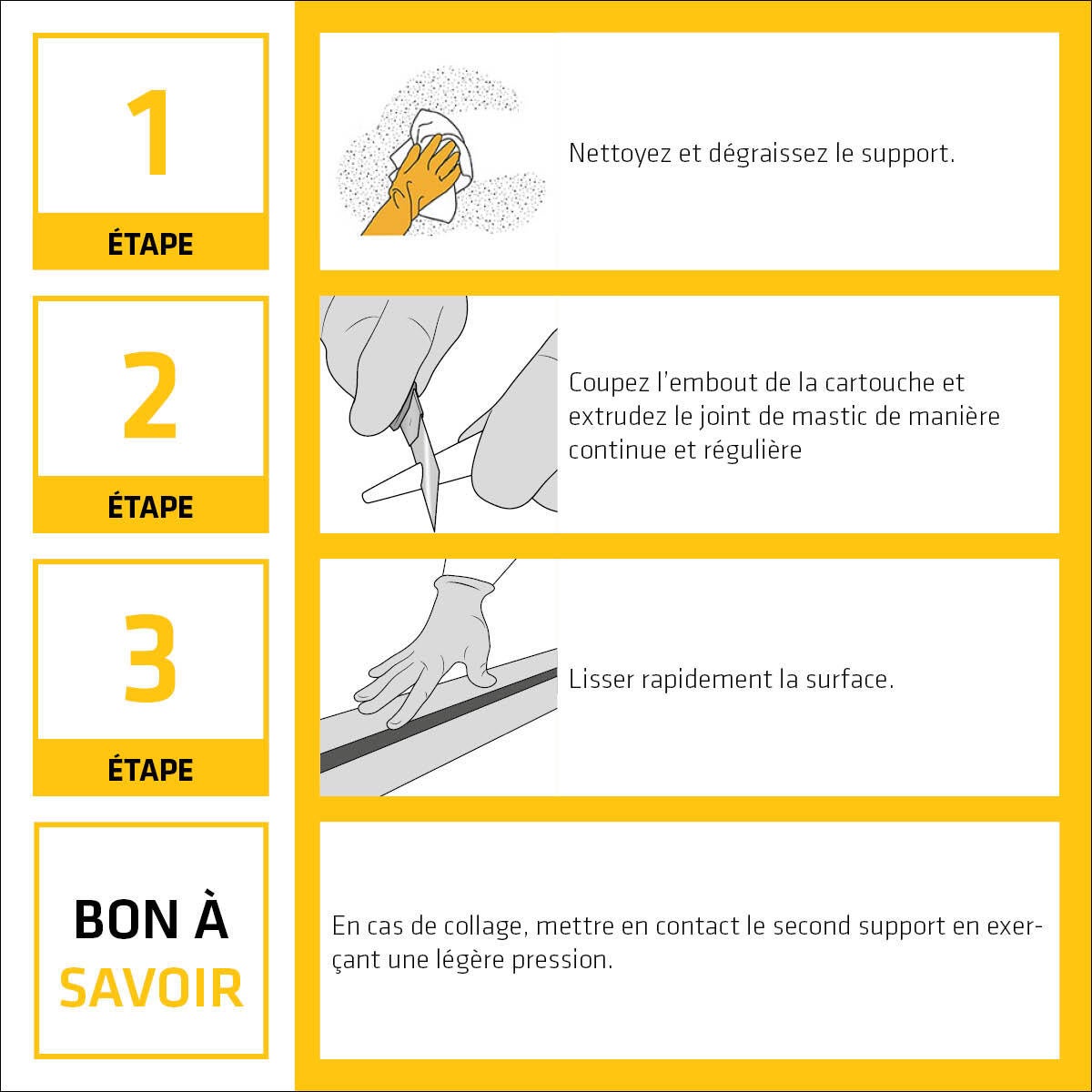 MASTIC COLLE MULTI USAGE TRANSPAREN SIKA - 2