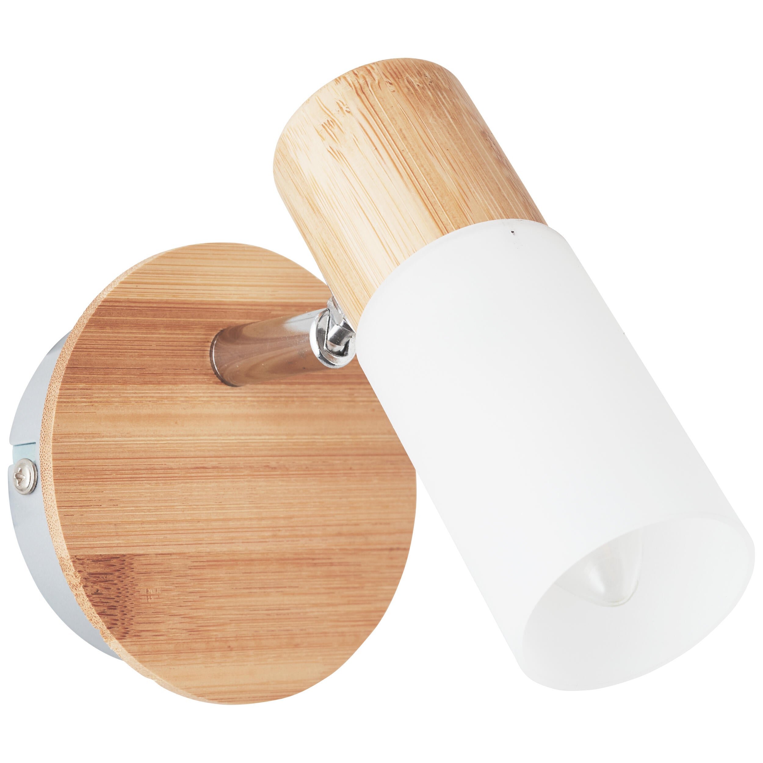 Applique murale bois blanc H.11,5 x l.10 cm - BRILLIANT - 2