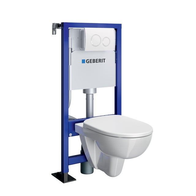 Pack wc suspendu sans bride bâti universel - GEBERIT G-400