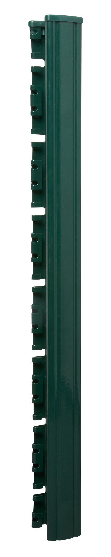 Poteau à encoches vert Long.2,4 m - 2
