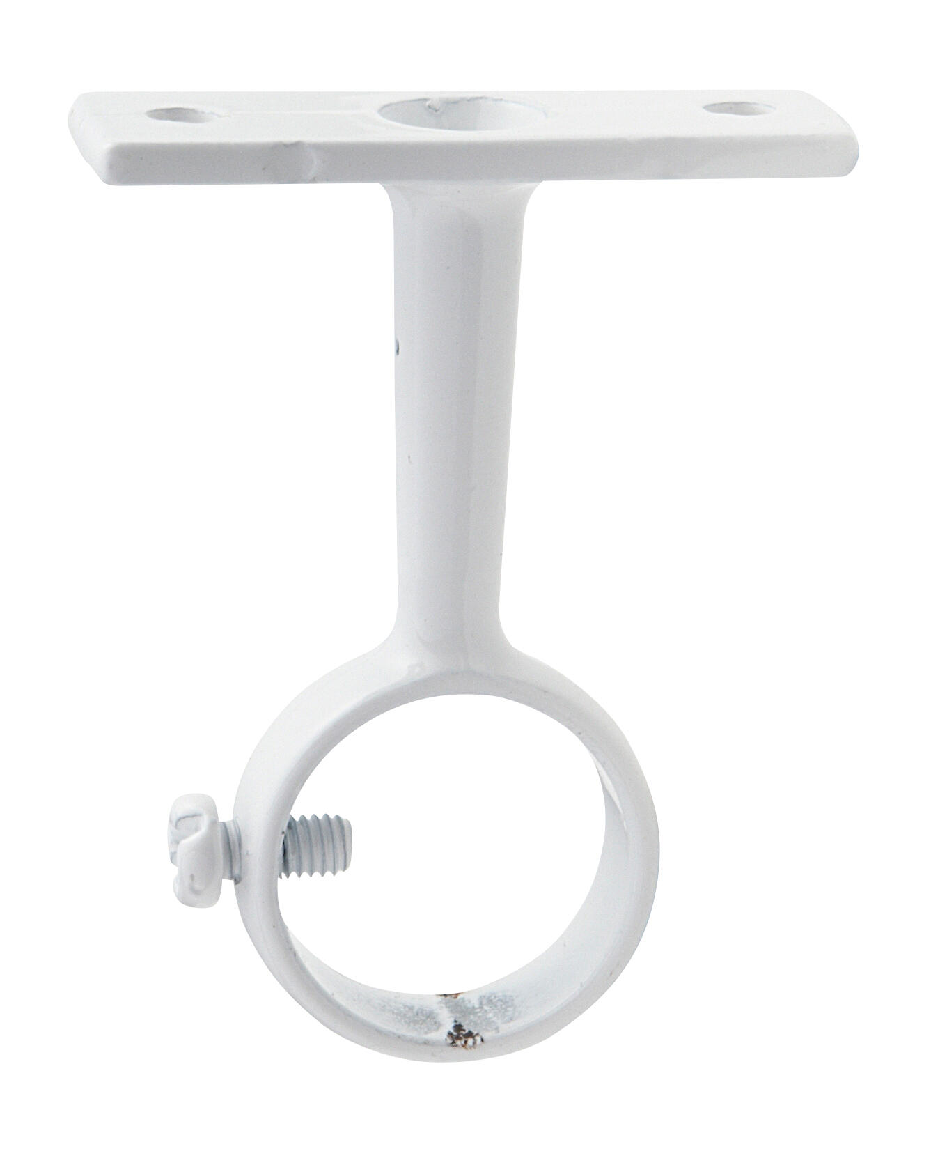 Support pour tube rond Diam. 19 mm Blanc - 3