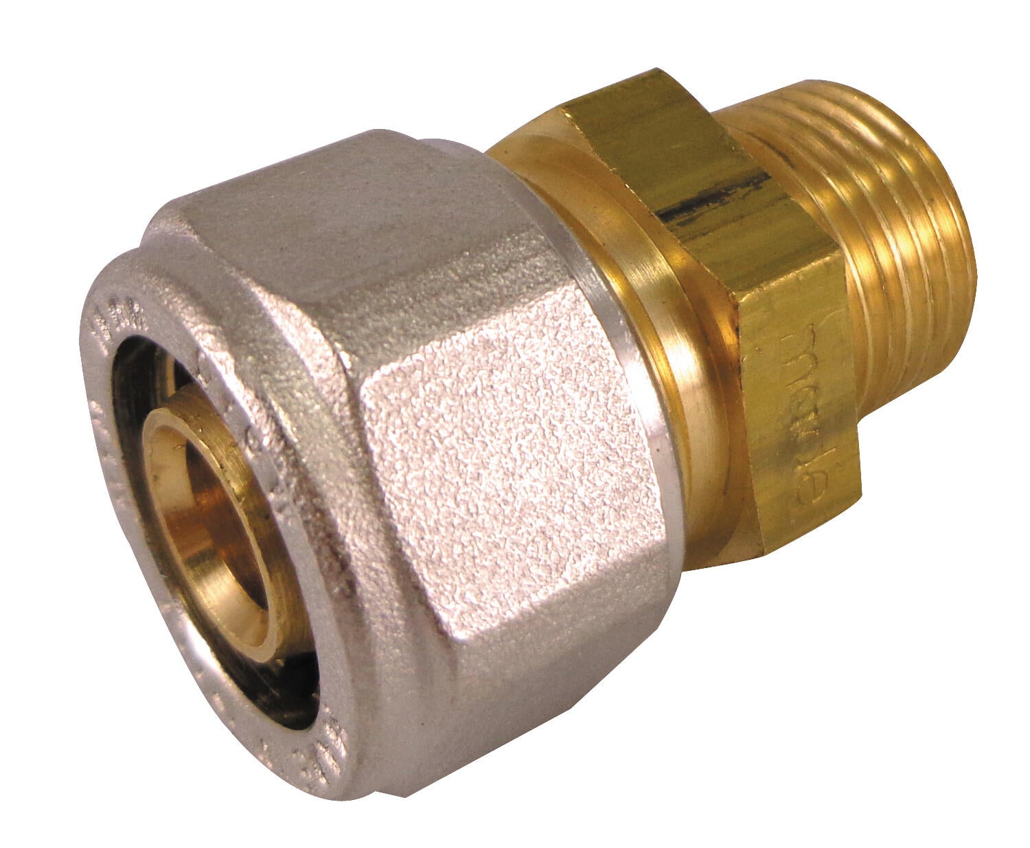 Raccord mâle M.15x21(1/2'') multicouche à compression Diam.16 mm - 2