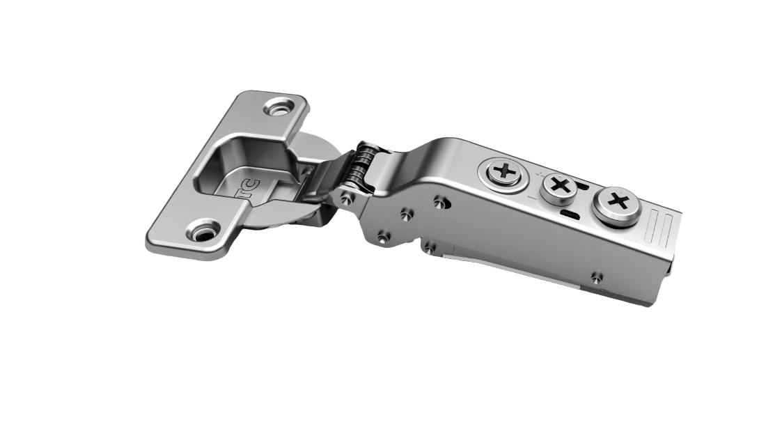 Lot de 2 charnières amorties réglables angle 110 degrés - Pivot Star - 3