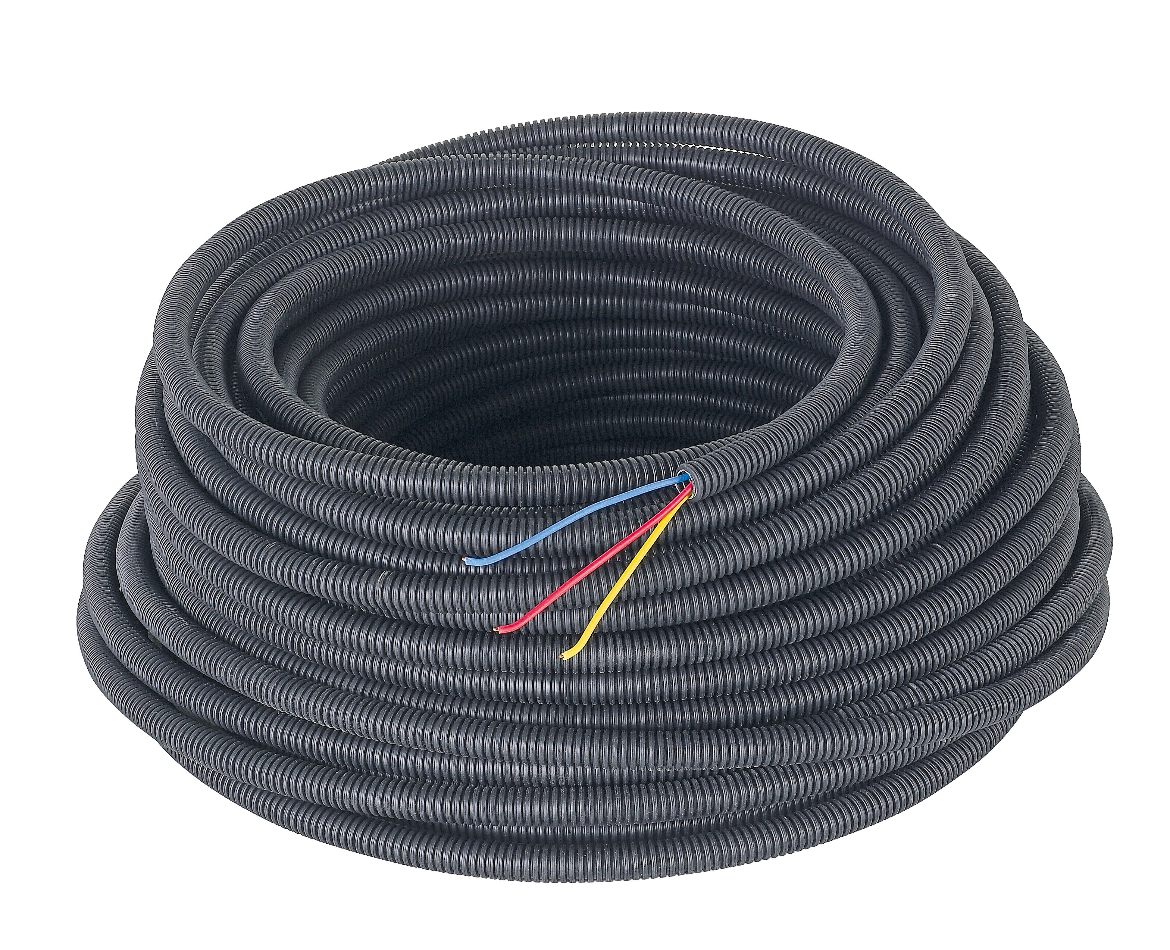 Gaine préfilée HO7VU 3x1,5 mm² Diam.16 mm 50 m  - ELYDAN - 2