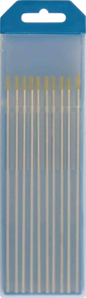 Lot de 10 électrodes tungstene WL15 Diam.2 mm Or Ac/Dc - 2