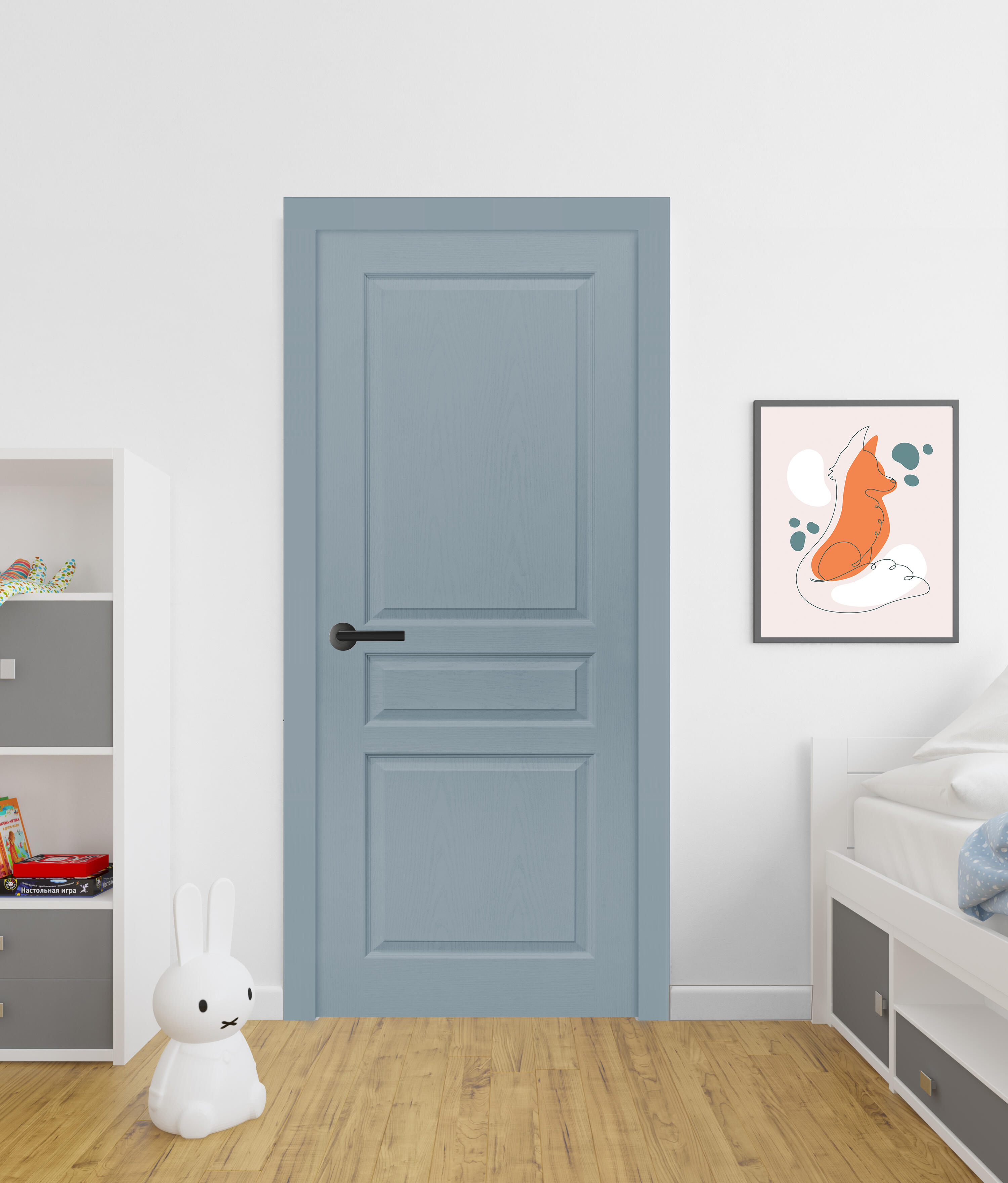 Bloc-porte acoustique postformé H.204 x l.73 cm, poussant droit - 4