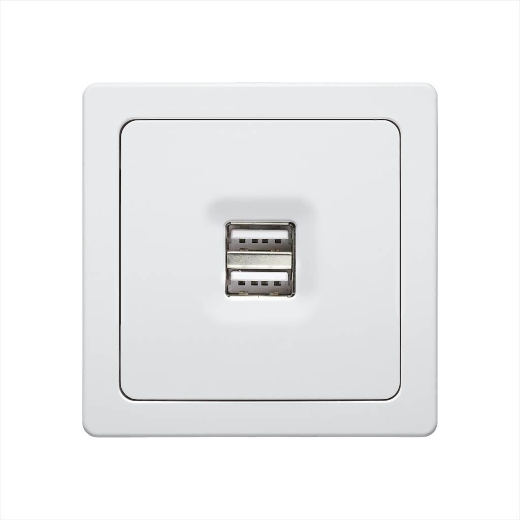 Double prise USB en saillie BLOK - DEBLEX - 2