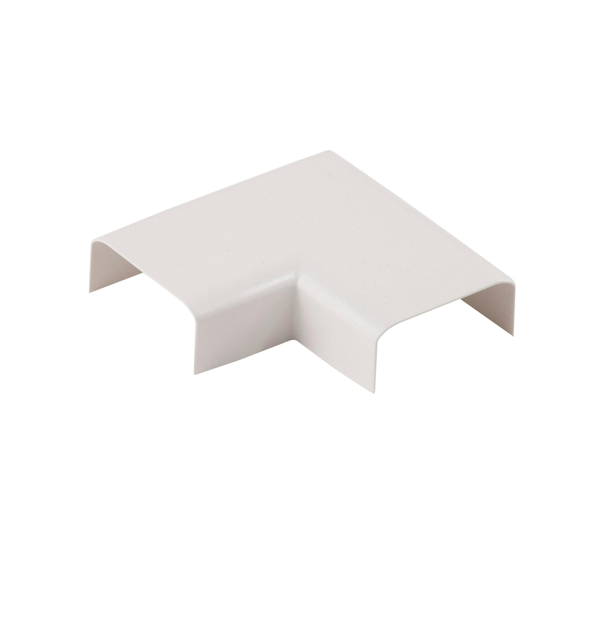 Lot de 2 angles plats blancs pour moulure 12 x 20 mm - TEHALIT  - 2