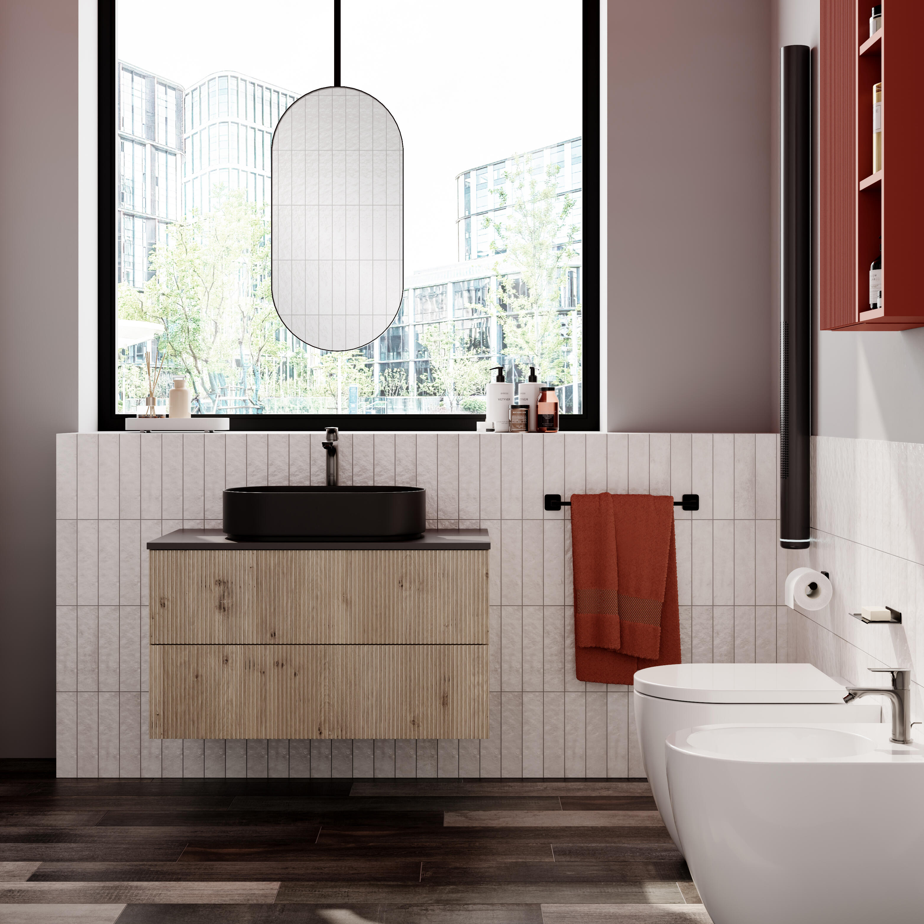 Termoarredo elettrico a secco DE'LONGHI Rollair  1000 W  nero - 2