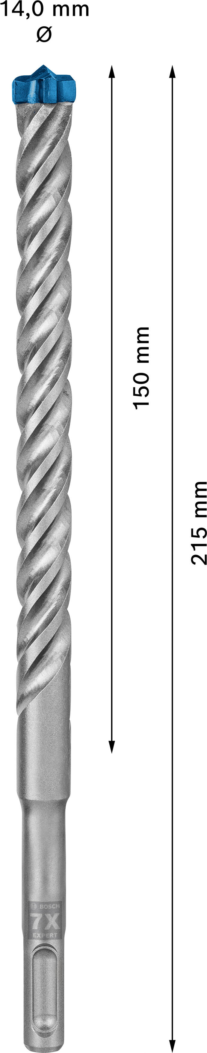 FORET BETON SDSPLUS 7X EXPERT 14X150X215 - 2