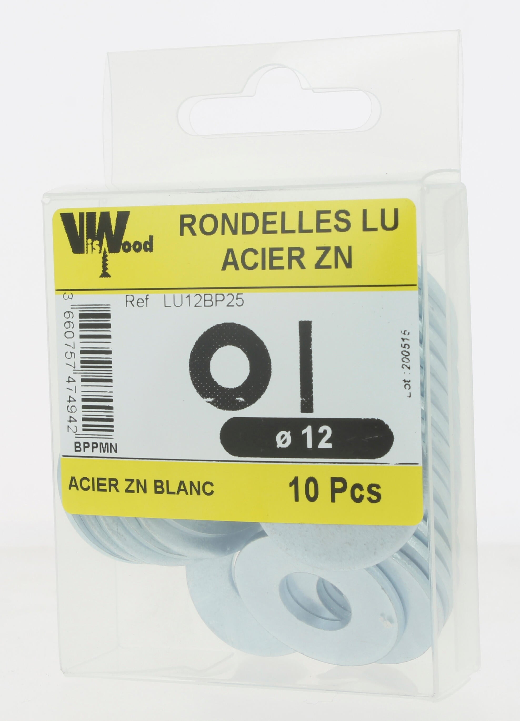 Lot de 25 rondelles larges ZG D.12 x 32 x 2,5 mm - VISWOOD - 3