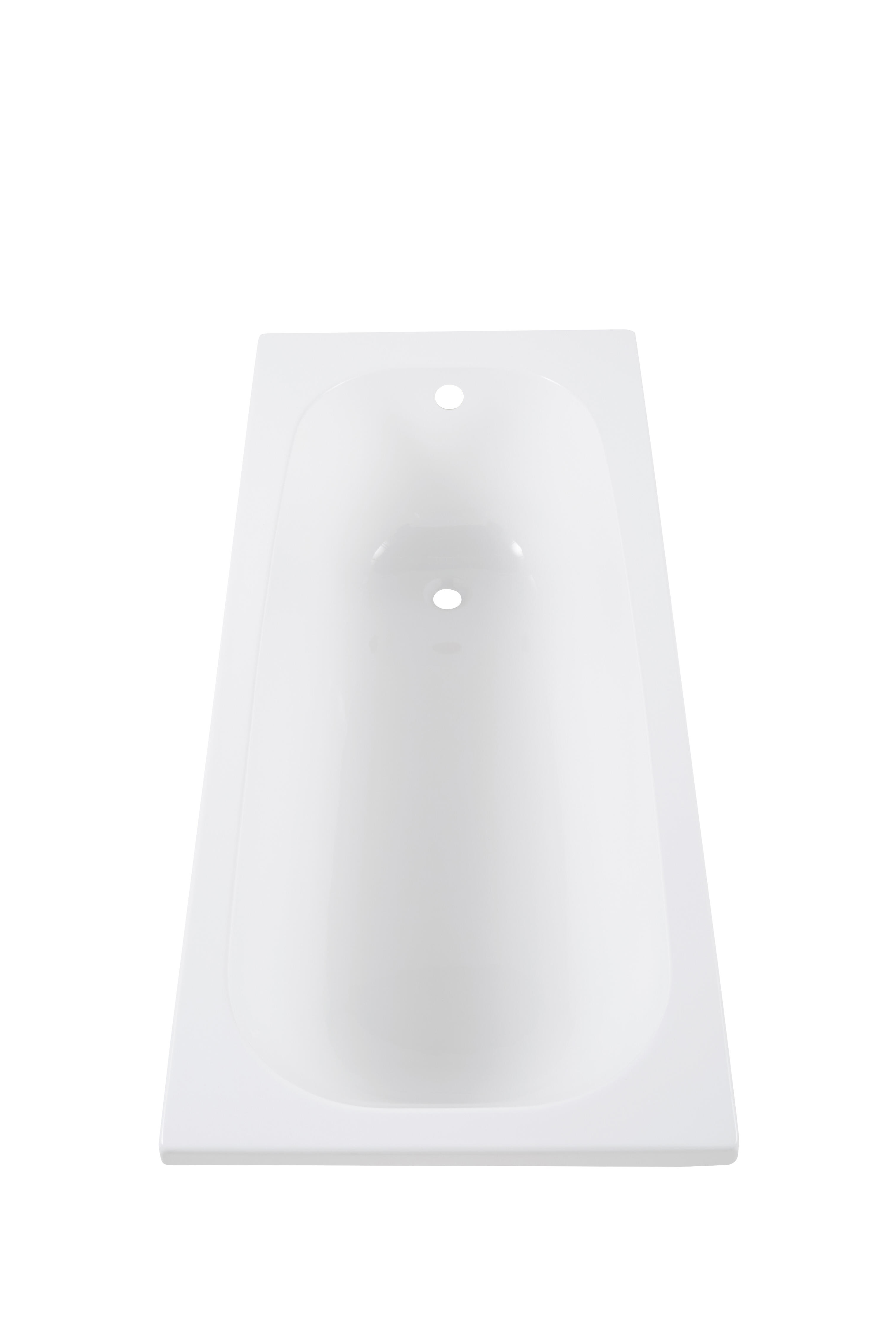 Baignoire rectangulaire blanche L.160 x l.70 cm Ibiza - VALENTIN - 3