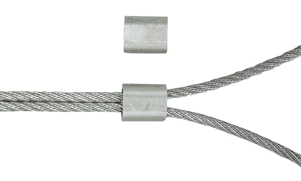 Manchons aluminium pour câble diamètre 2 mm (lot de 4) - 2