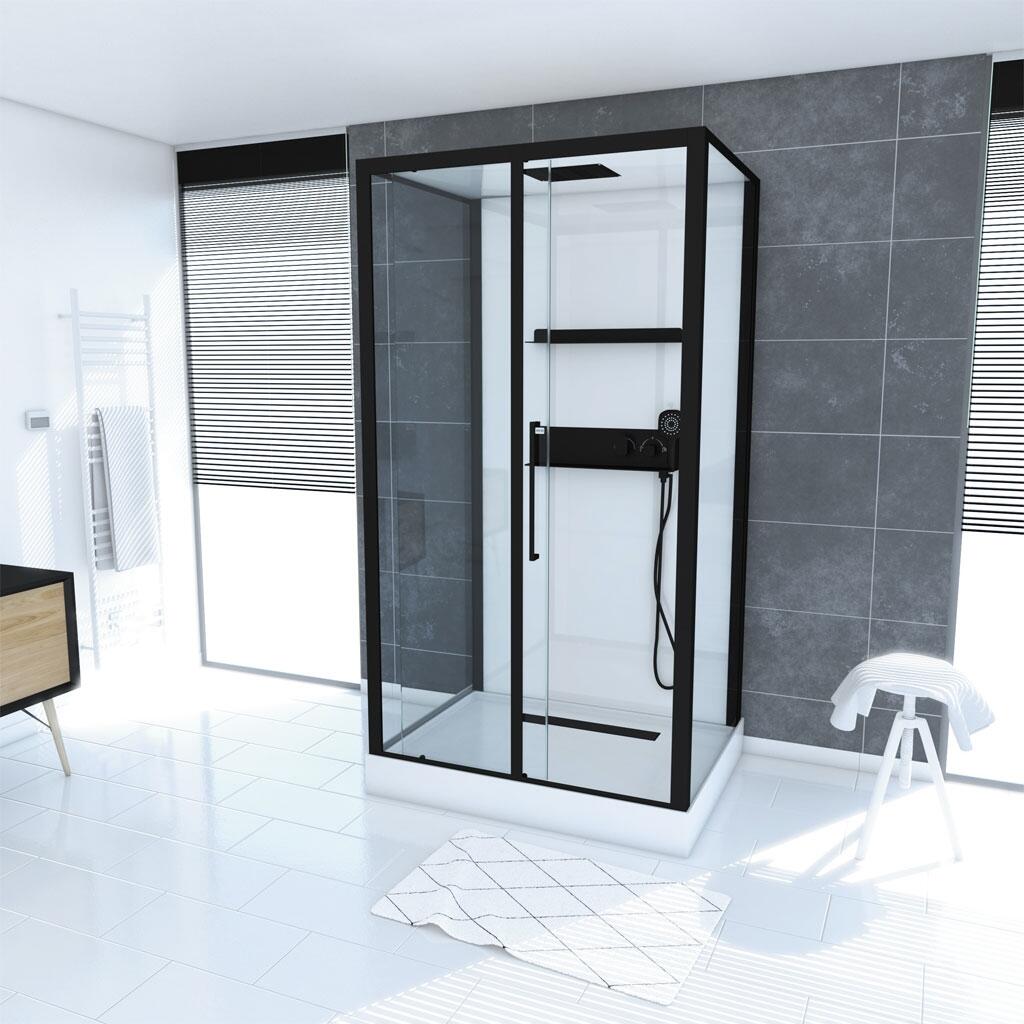 Cabine de douche l.90 x L.115 x H.217 cm Phantom 3 - 4