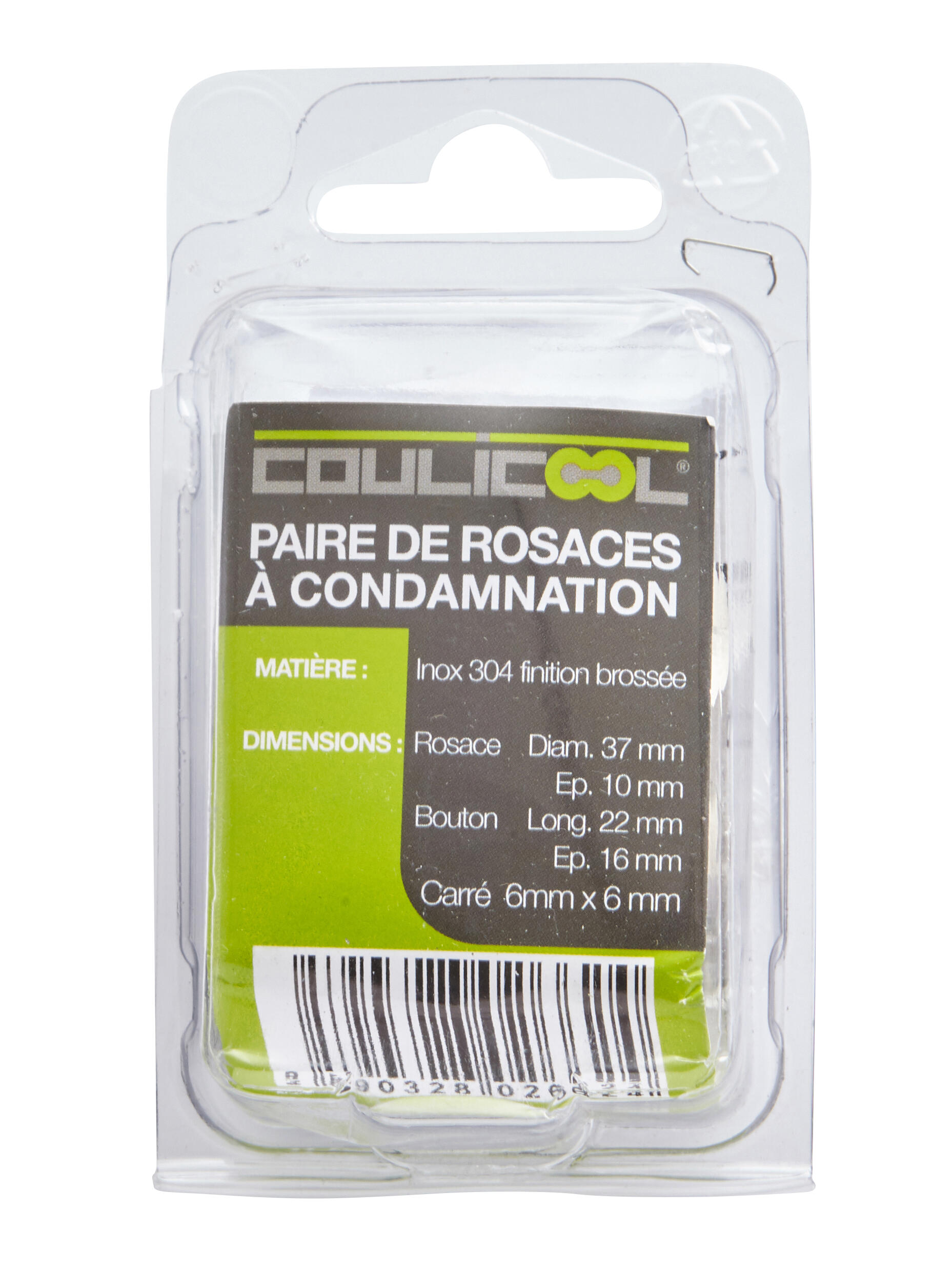 Rosace et gache de condamnation - 2