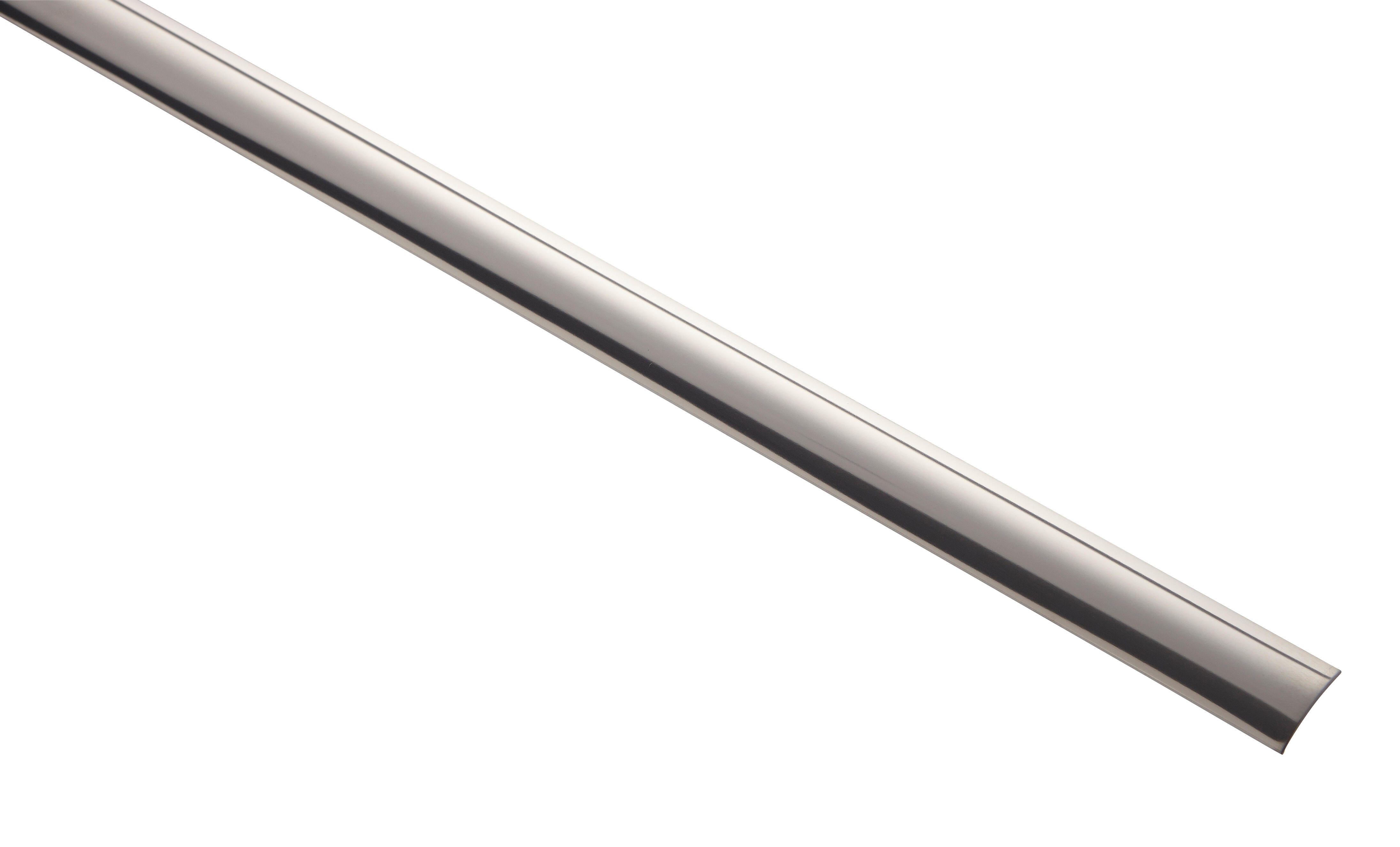 Barre de seuil inox brillant auto-adhésif L.166 x l.3 cm Presto - 4