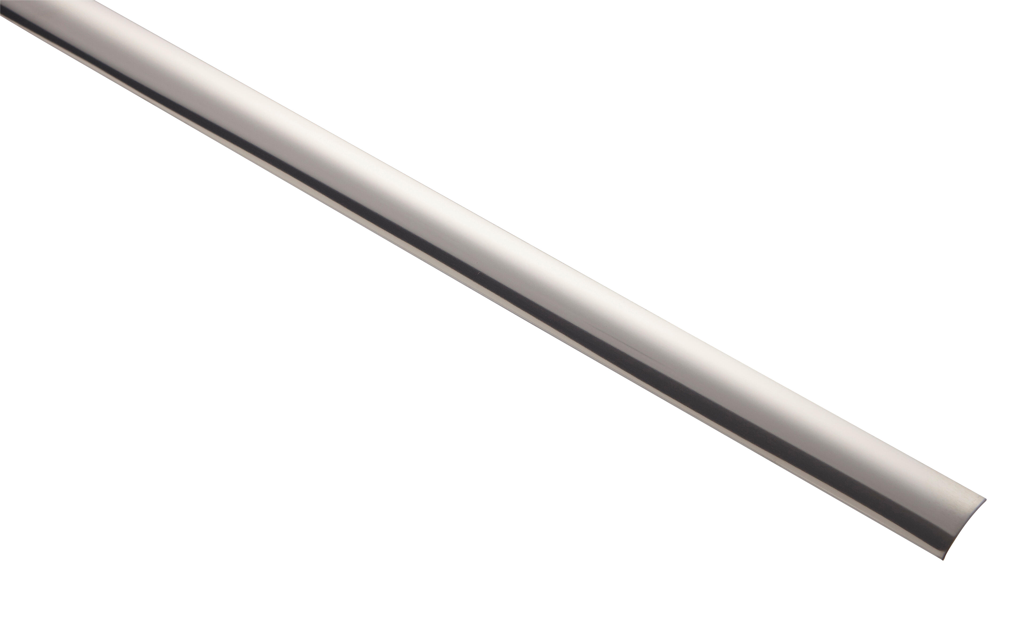 Barre de seuil inox brillant auto-adhésif L.166 x l.3 cm Presto - 3