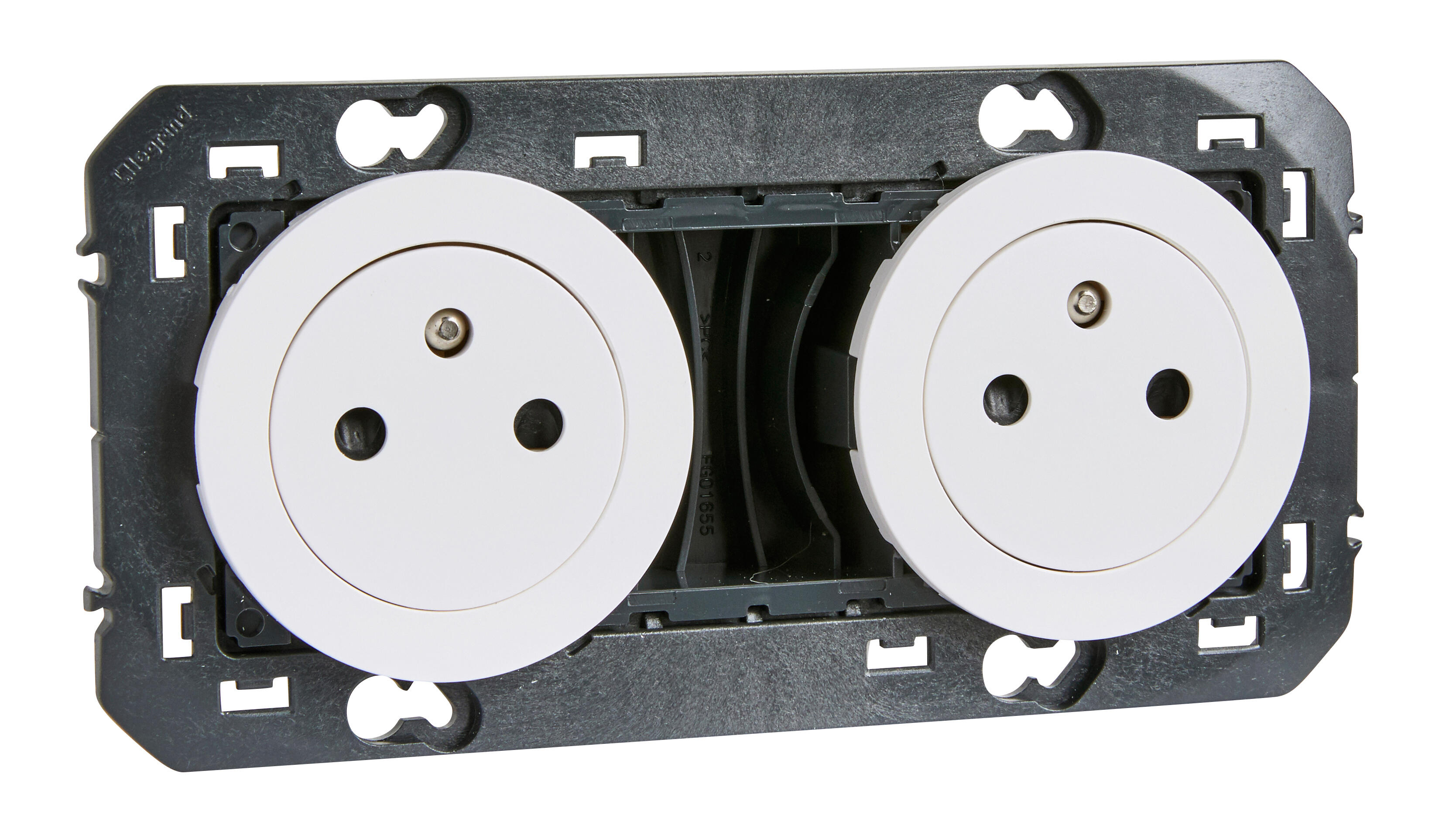 Double prise de courant 2P+T  DOOXIE  - LEGRAND  - 2