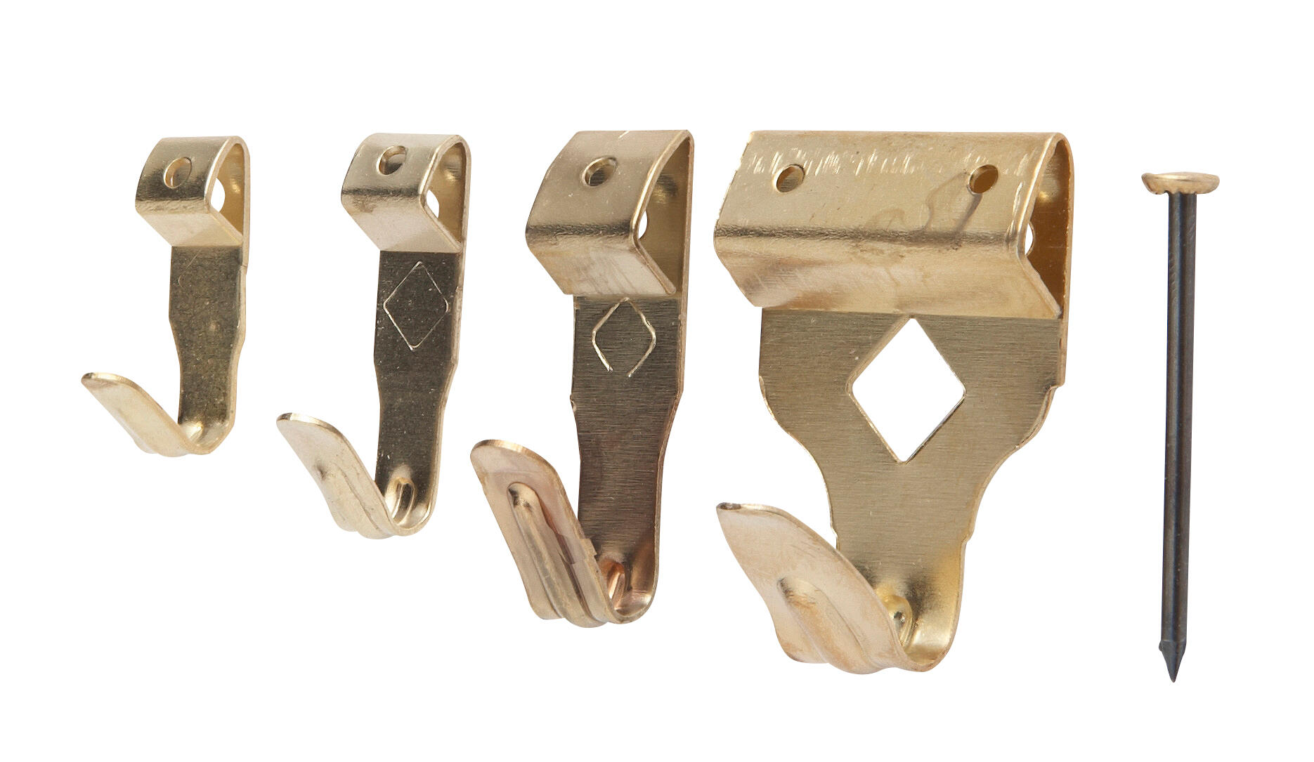 Crochets tableau assortis 10 pièces - VISWOOD - 2