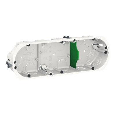 Boîte d'encastrement 3 postes multifix plus - SCHNEIDER ELECTRIC - 10