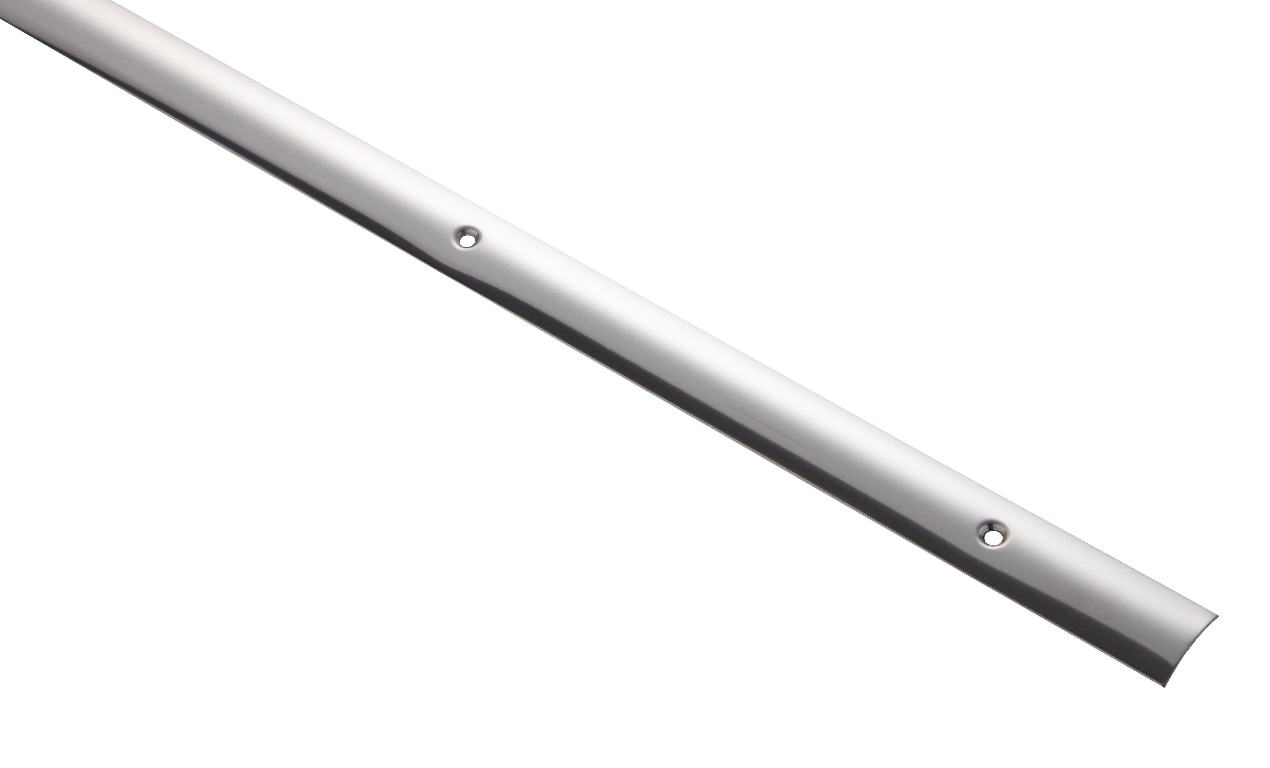 Barre de seuil inox brillant à visser L.166 x l.3 cm  - 4