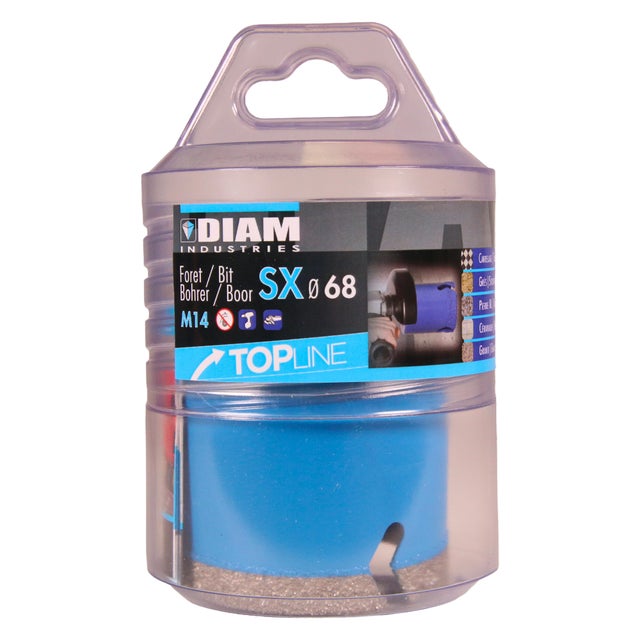 Leman Trépan Diamanté Carrelage 112 Mm - Scie Cloche Pour Perçage à Eau Faïence Et Carrelage