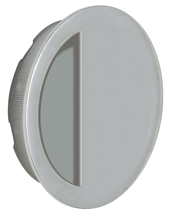 Rail pour porte coulissante Larg.83 cm en applique aluminium blanc avec porte , habillage et amortisseur - 5