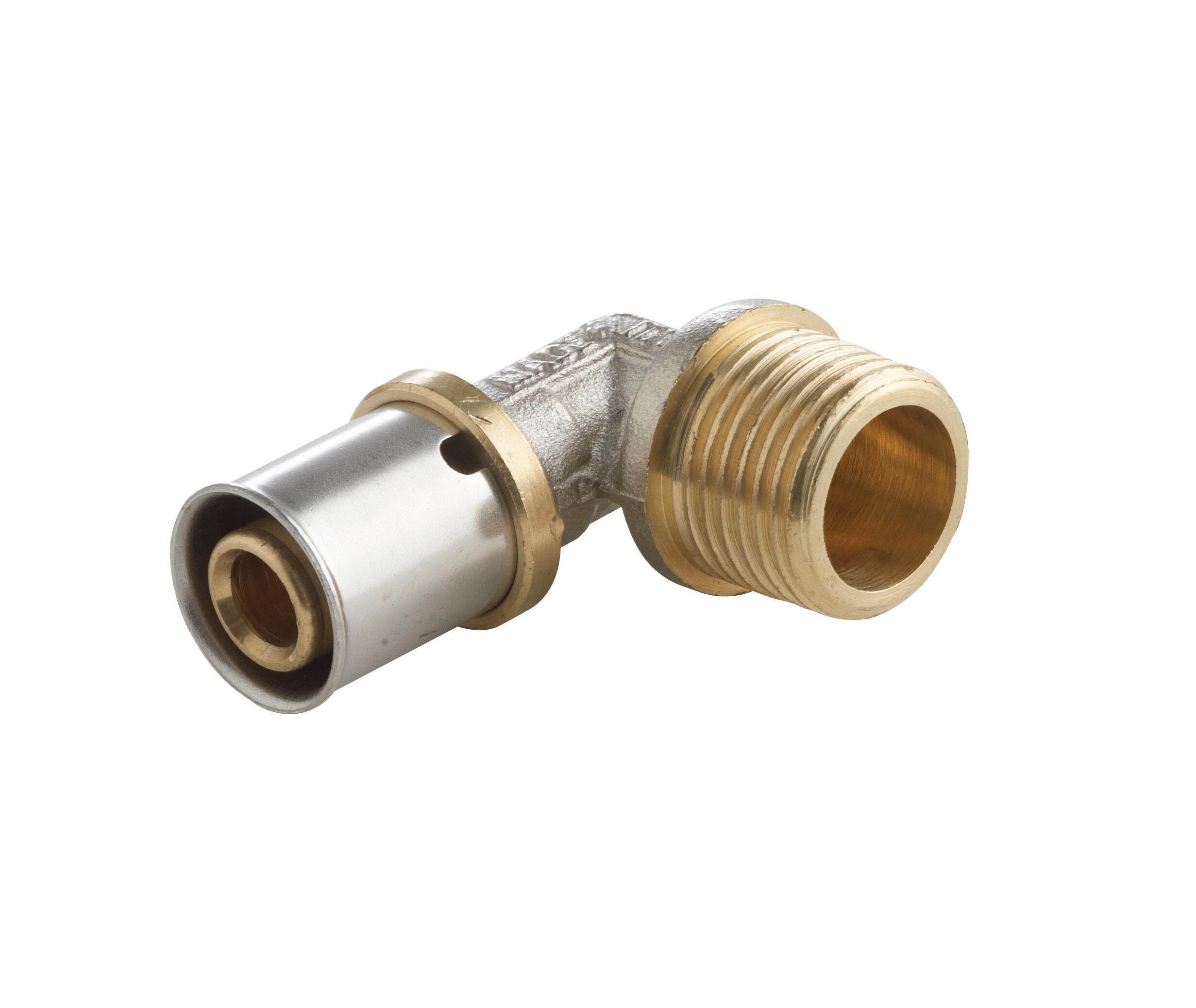 Raccord coude mâle M.20x27(3/4'') multicouche à sertir Diam.20 mm - 2