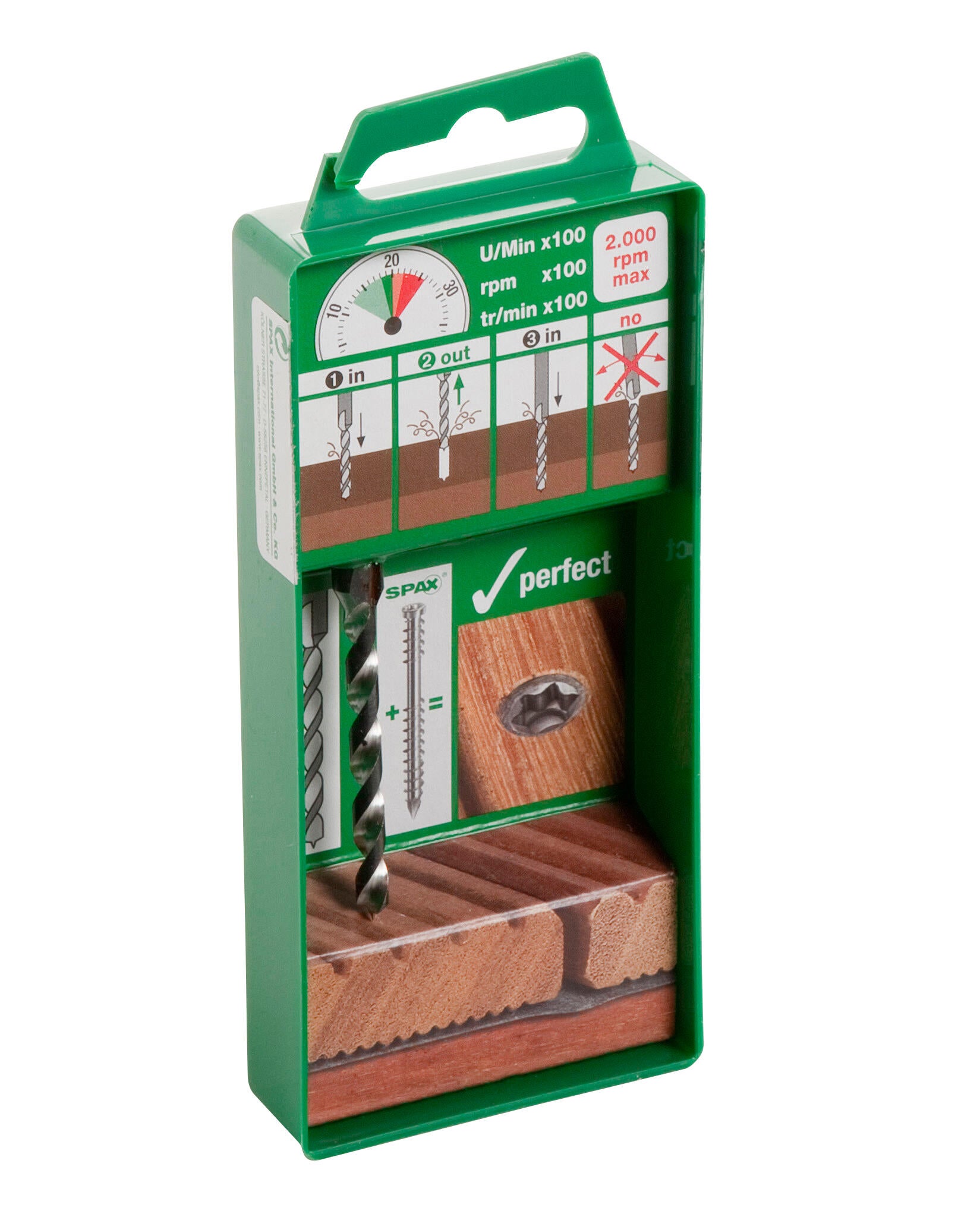Vis terrasse bois dur inox A2 Diam. 5,0 x 50 mm Boîte de 550 - SPAX - 5