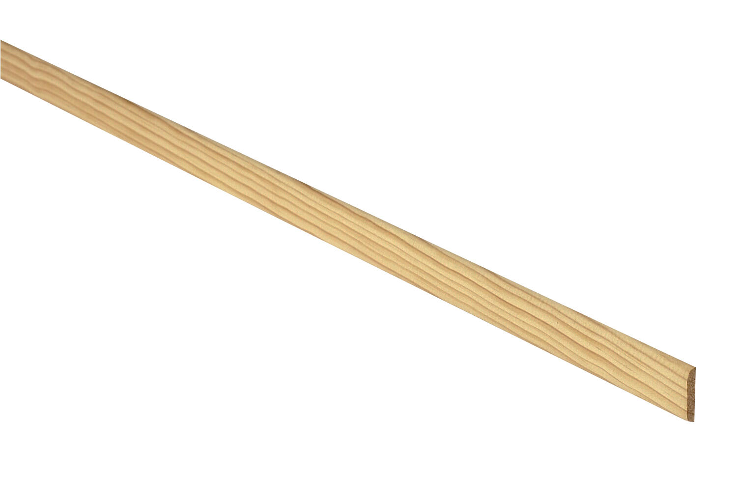 Champlat 2 arrondis en pin petits nœuds 5,3 x 27,5 mm Long.2,4 m - SOTRINBOIS - 10
