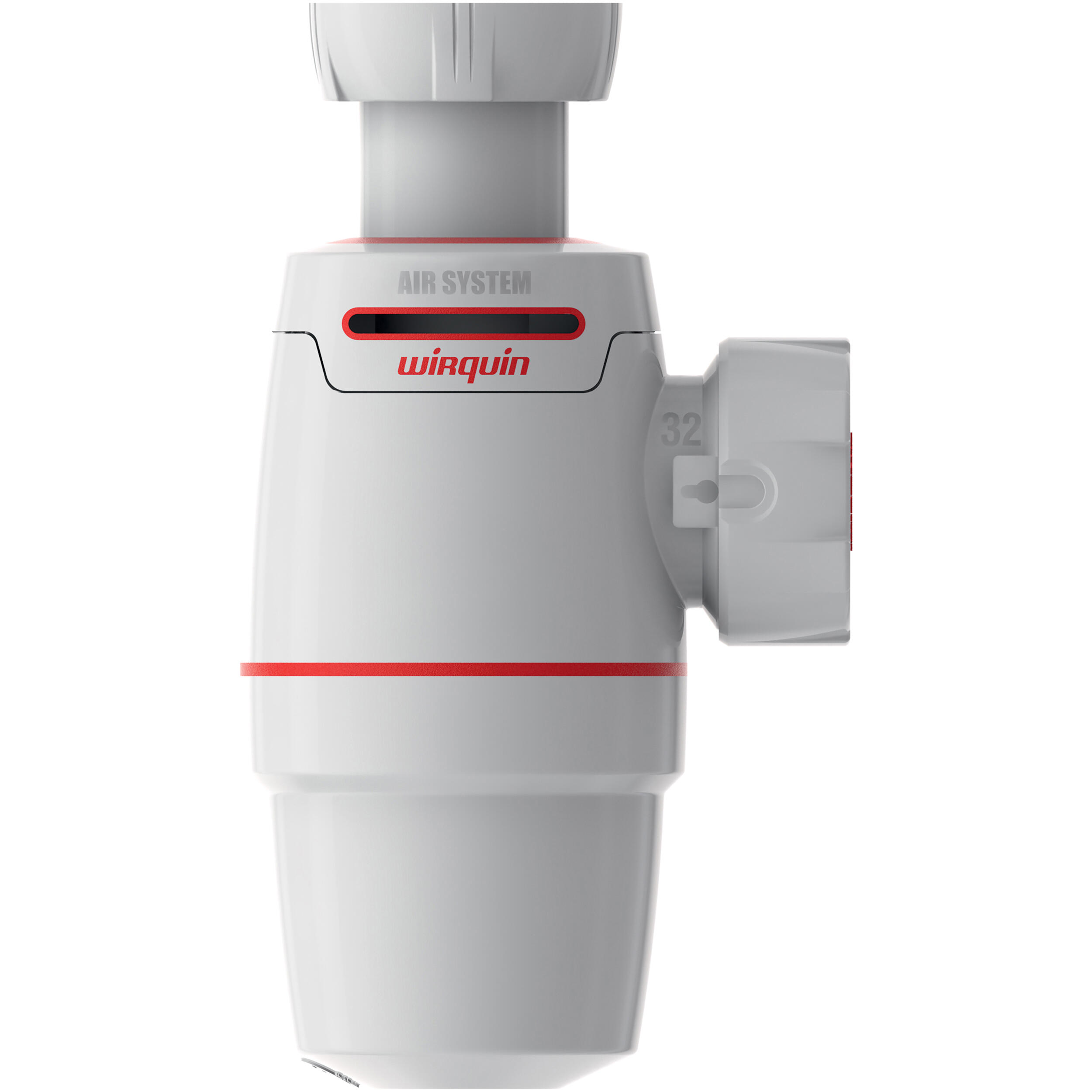 Siphon pour lavabo Diam.32 mm réglable en hauteur blanc NF - WIRQUIN Néo Air - 5