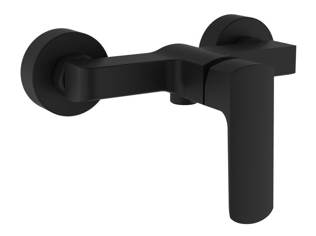 Mitigeur mécanique douche noir mat Edge