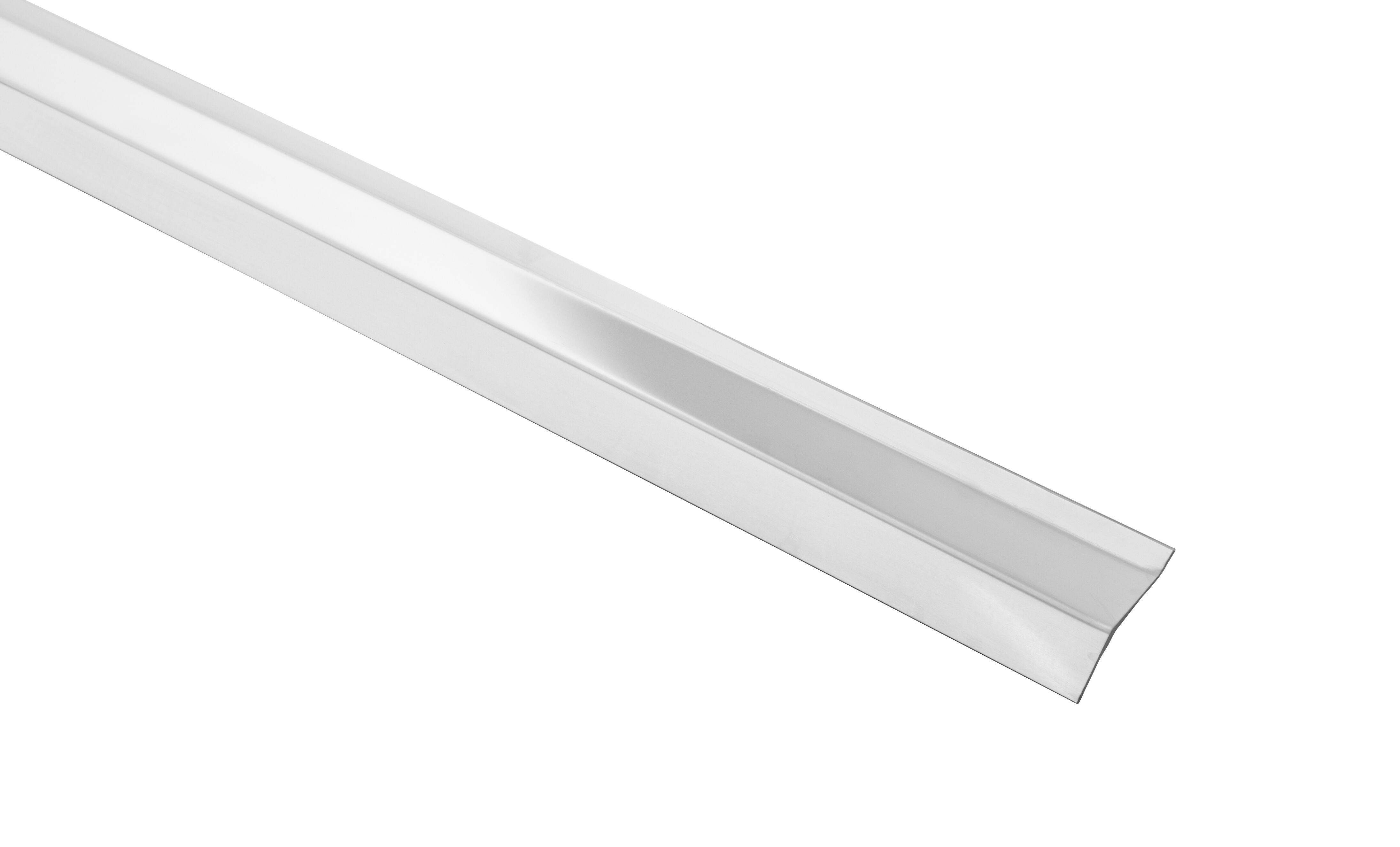 Barre de seuil inox brillant auto-adhésif L.93 x l.5 cm Presto - 3