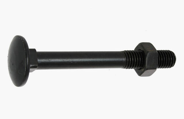Boulon bois acier zingué Diam. 6 x 70 mm tête Boîte de 25 - VISWOOD