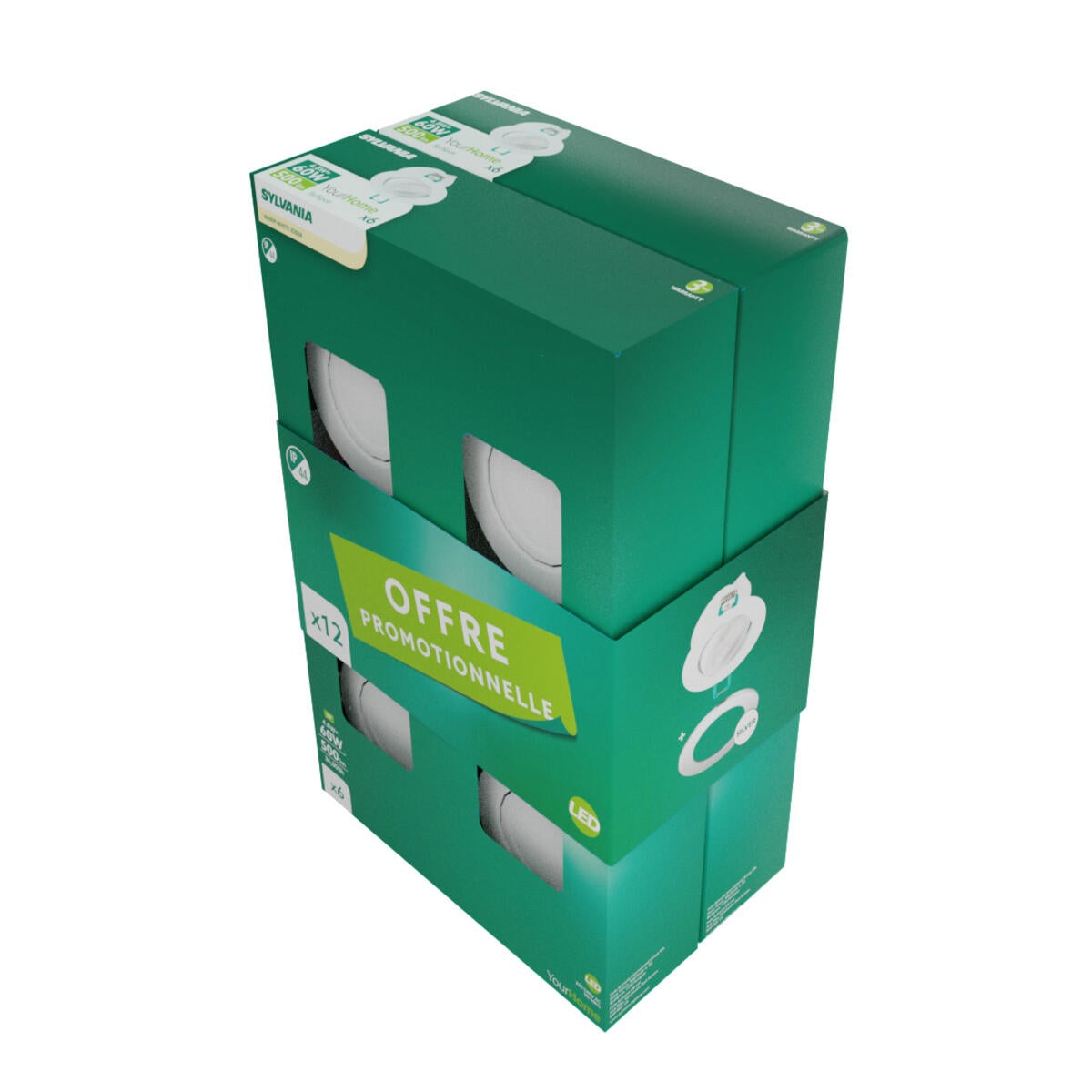 Spot LED encastrable 500lm lot de 12 SYLSPOT - SYLVANIA - 3