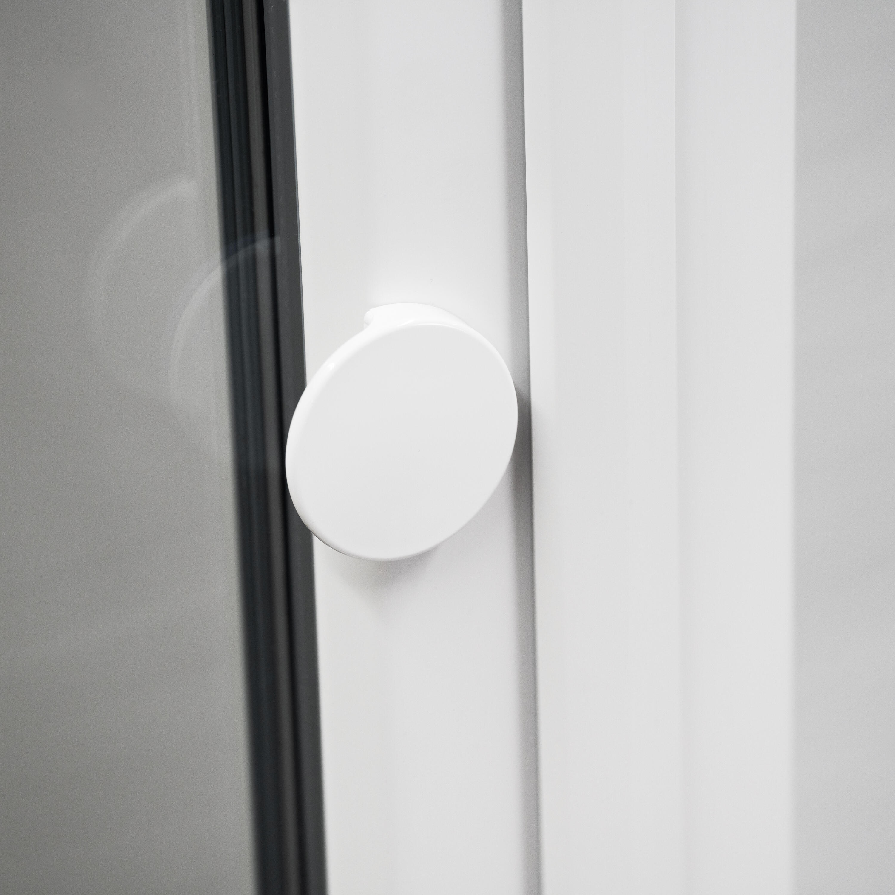 Porte-fenêtre PVC avec volet roulant intégré monobloc Of D 1 vantail H.205 x L.80 cm - GROSFILLEX - 7