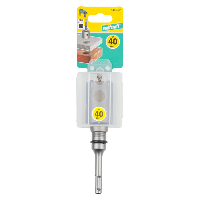 Trépan carbure pour béton Diam.40 mm - WOLFCRAFT