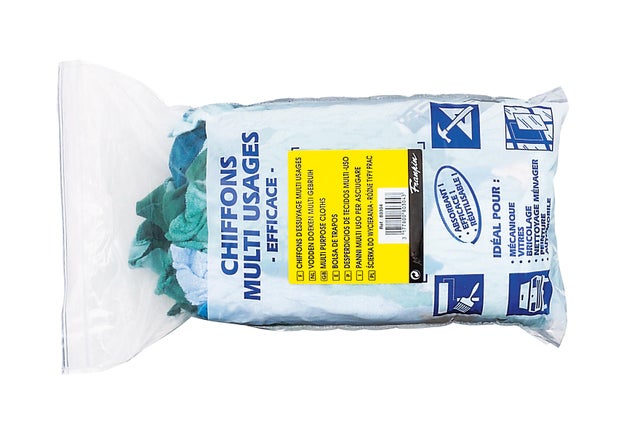 Chiffons multi-usages blanchis 1 Kg
