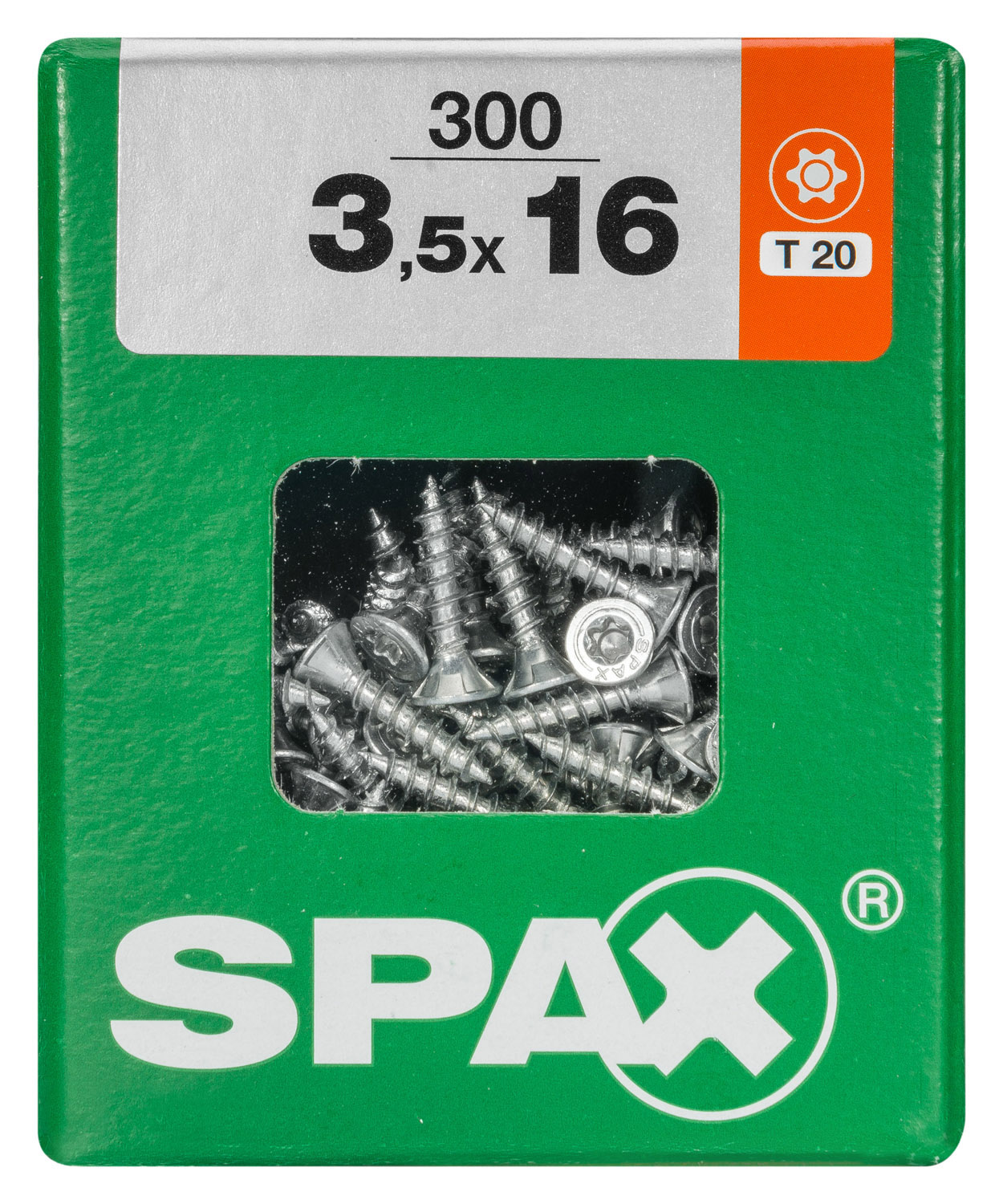 Vis bois Diam. 3,5 x 16 Boîte de 300 - SPAX - 3