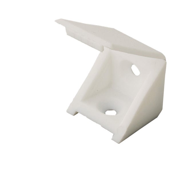 Taquets d'assemblage blanc pour panneaux et tablettes, colis de 8 pièces