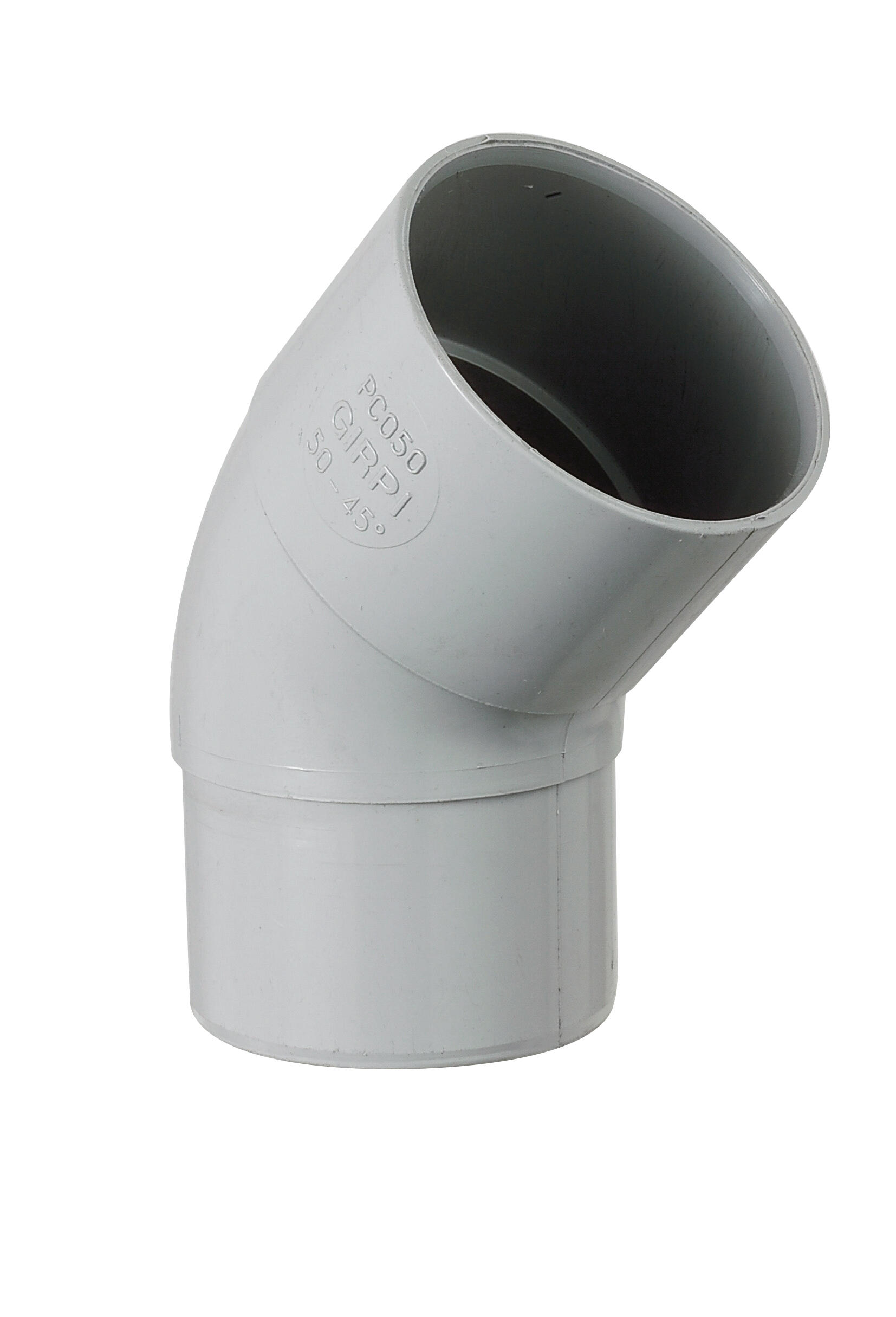 Coude 45° PVC sable Diam.80 mm - GIRPI - 2