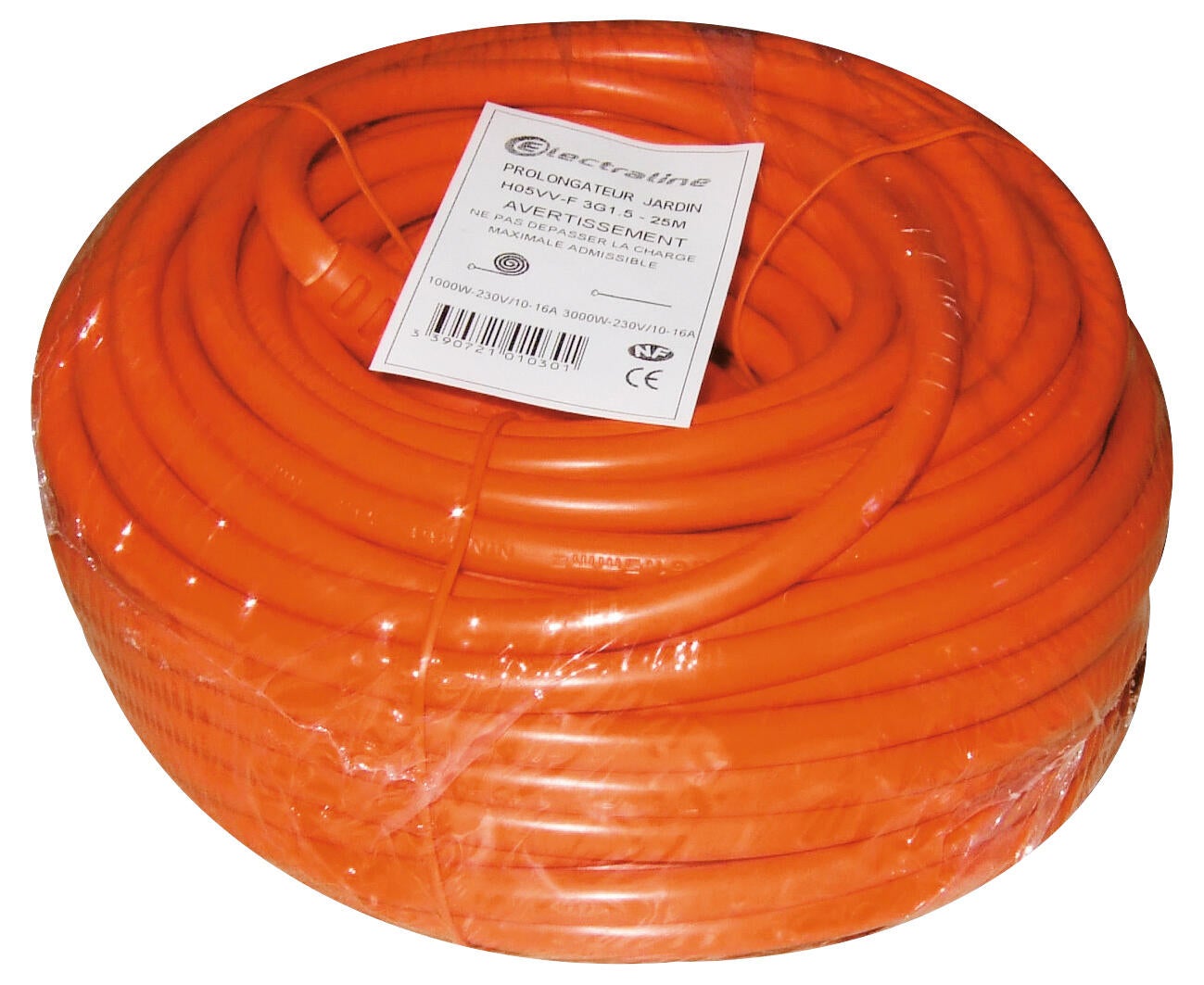 Rallonge électrique électrique étanche 25 m 3G1,5 mm² - 4