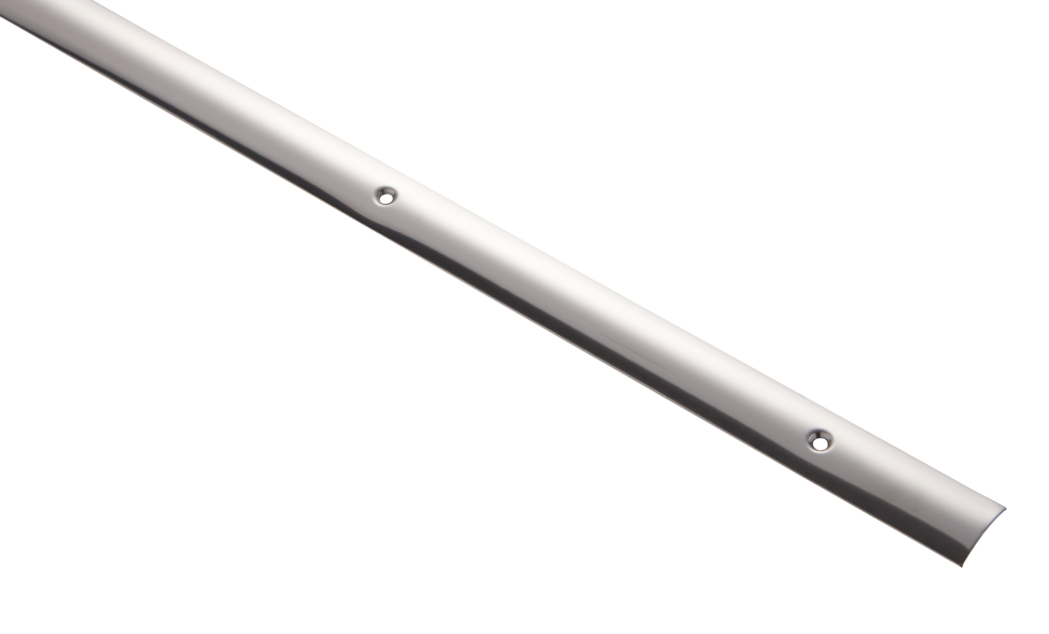 Barre de seuil inox brillant à visser L.83 x l.3 cm  - 4
