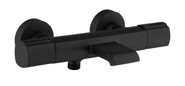 Mitigeur bain thermostatique - Noir - Carra