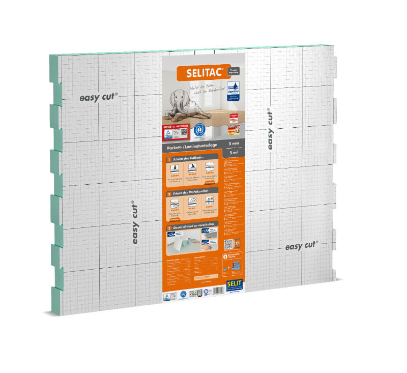 Sous-couche sol stratifié / parquet, compensation sol irrégulier, Ep.5 mm 5m² - 3