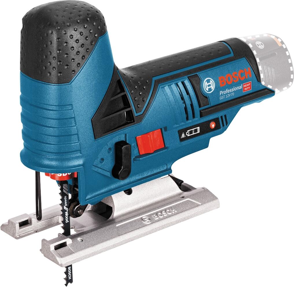 Scie sauteuse sans fil 12V L-BOXX - BOSCH PROFESSIONAL GST 12V-70 solo - 2