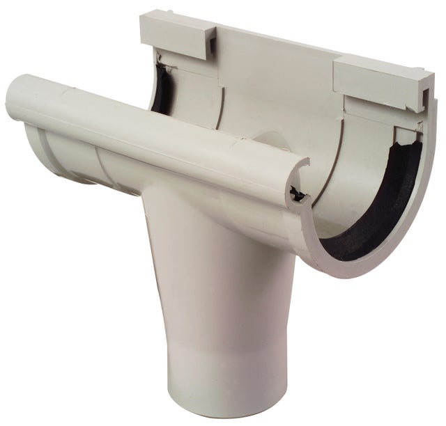 Naissance à joint développé 25 PVC gris - GIRPI