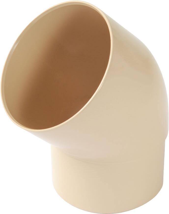Coude esthétique sable 45° MF Vodalis - 2