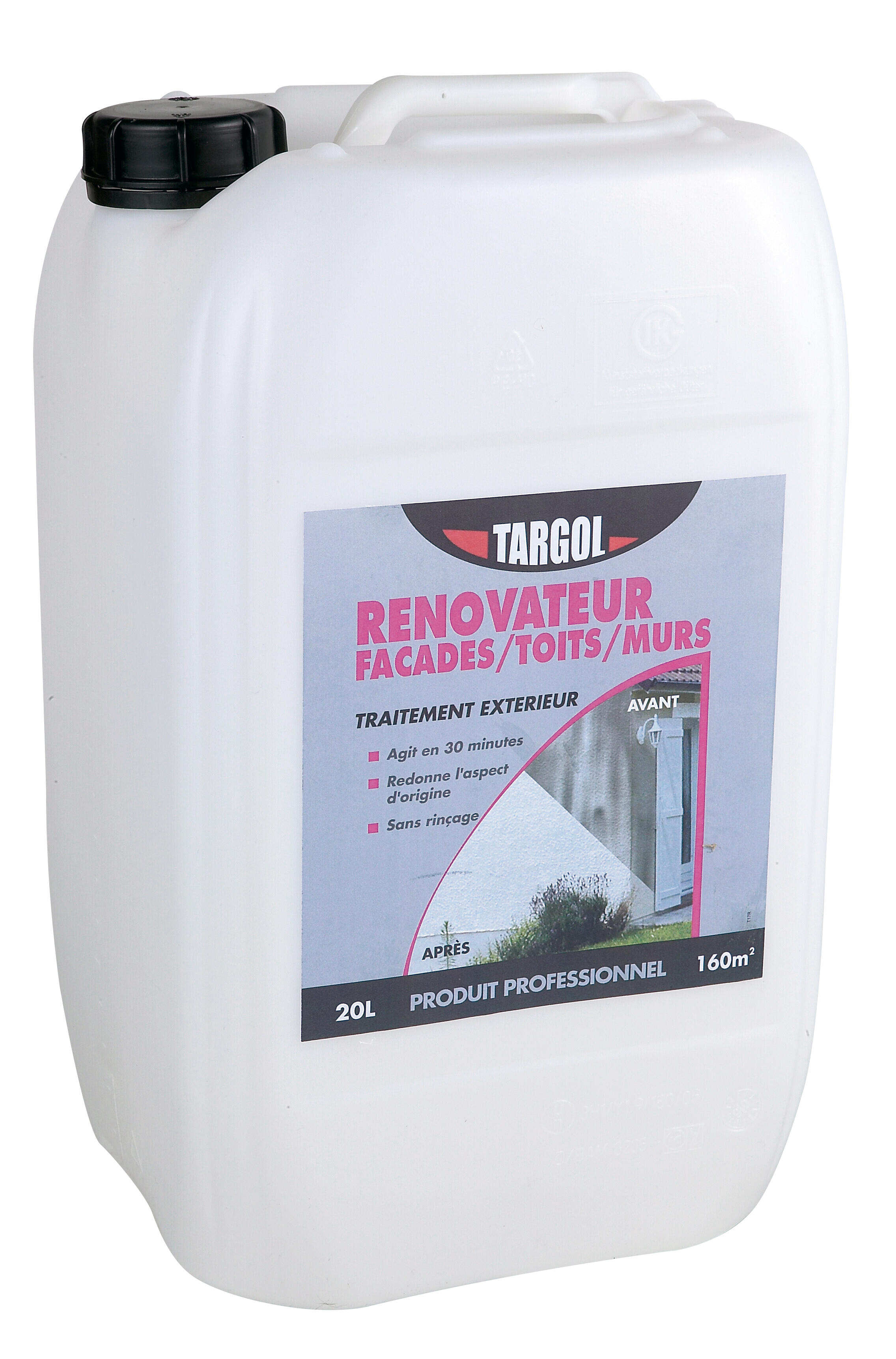 Rénovateur façades, toits et murs 20 L - TARGOL - 2